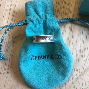 Tiffany & Co. 1837 Sterling Silver Ring Size 8